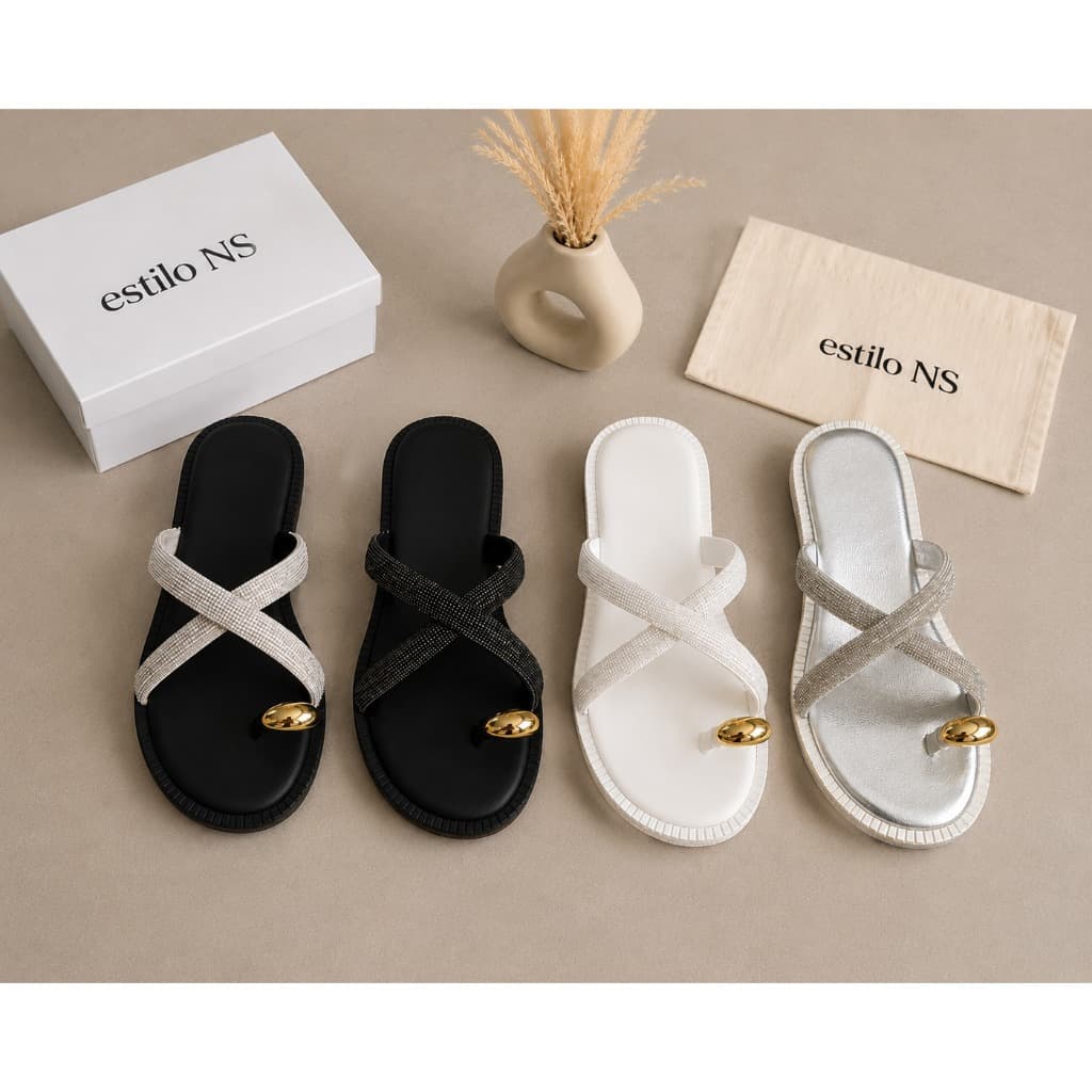 Sandália Glitz Toe – Conforto e Estilou