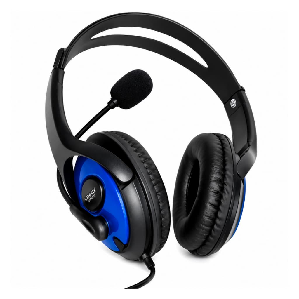 Headset Gamer Com Fio Microfone Fone De Ouvido P2 Preto Ps4 Xbox Pc Celular Jogos