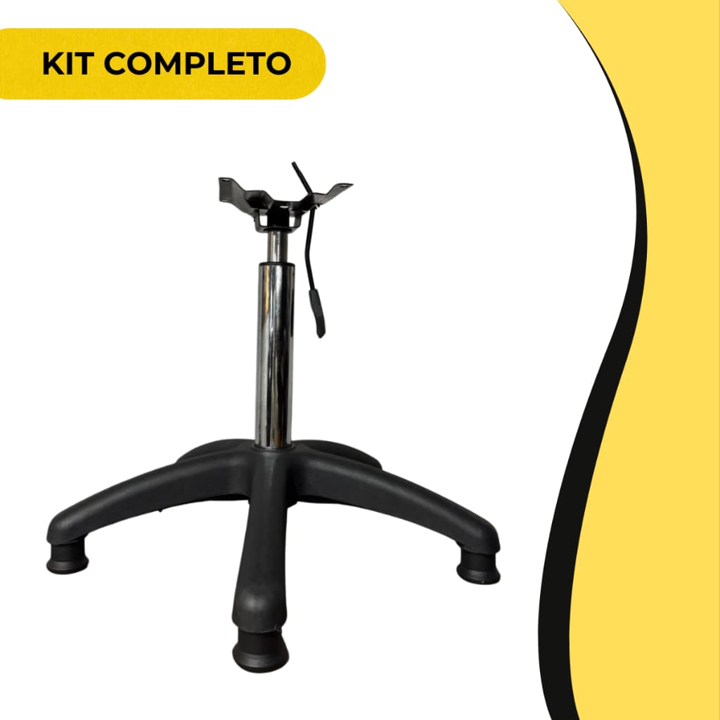 Kit Base De Cadeira Pistao Flange Sapata Para Salao de beleza barbearia