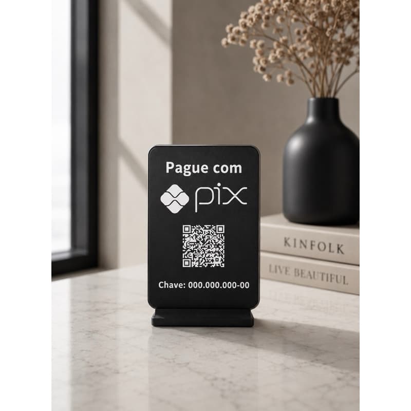 Placa Pix Personalizada Vendas | Para Comércios e Balcões Lojas
