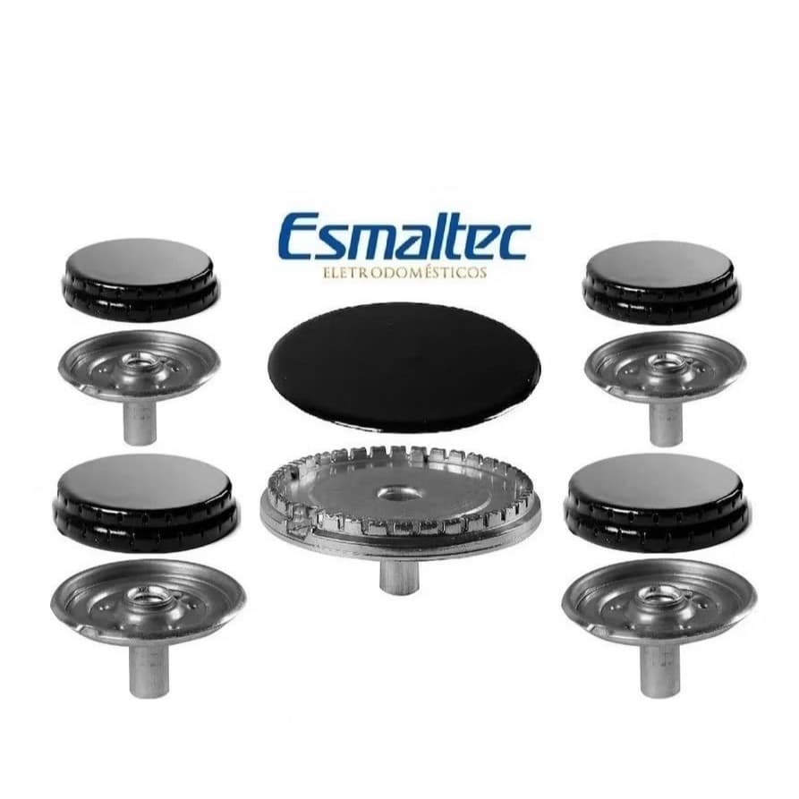 Kit Espalhadores com Sorvetes Fogao Esmaltec Agata Caribe 5 Bocas