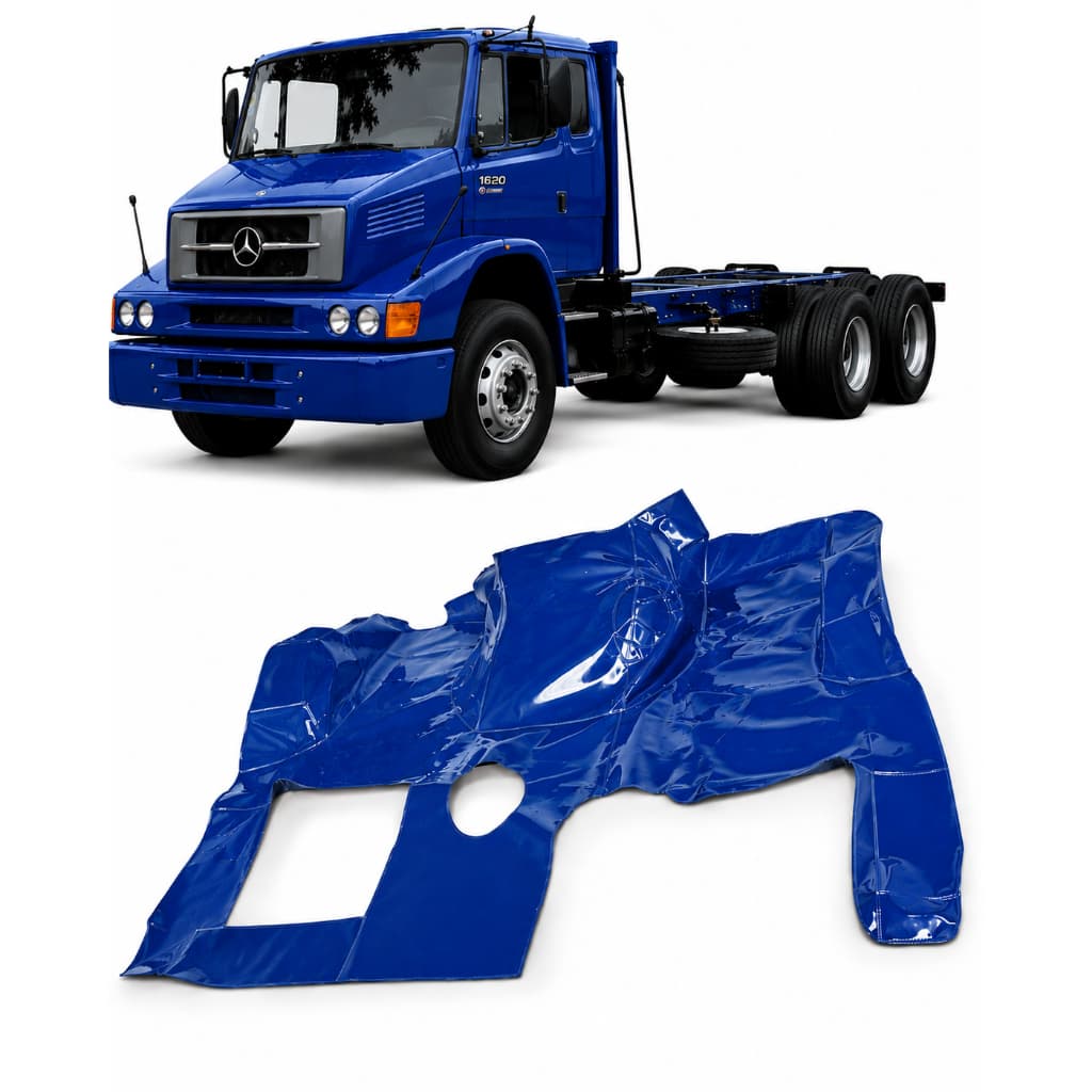 TAPETE DE VERNIZ 1,0 COM FELTRO  MERCEDES-BENZ 1620 ANO 2000 A 2007