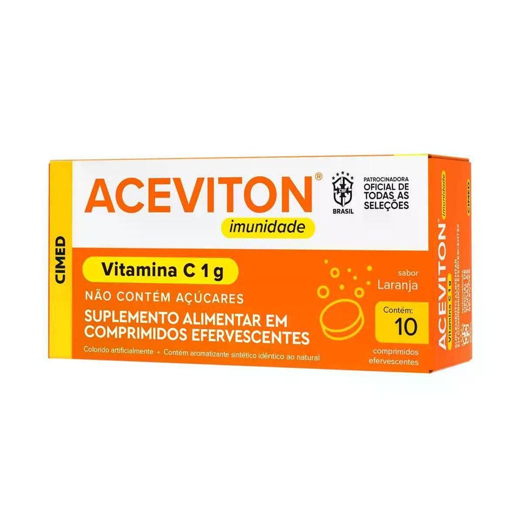Aceviton Imunidade C + Zinco 01 Tubo com 10 Comprimidos