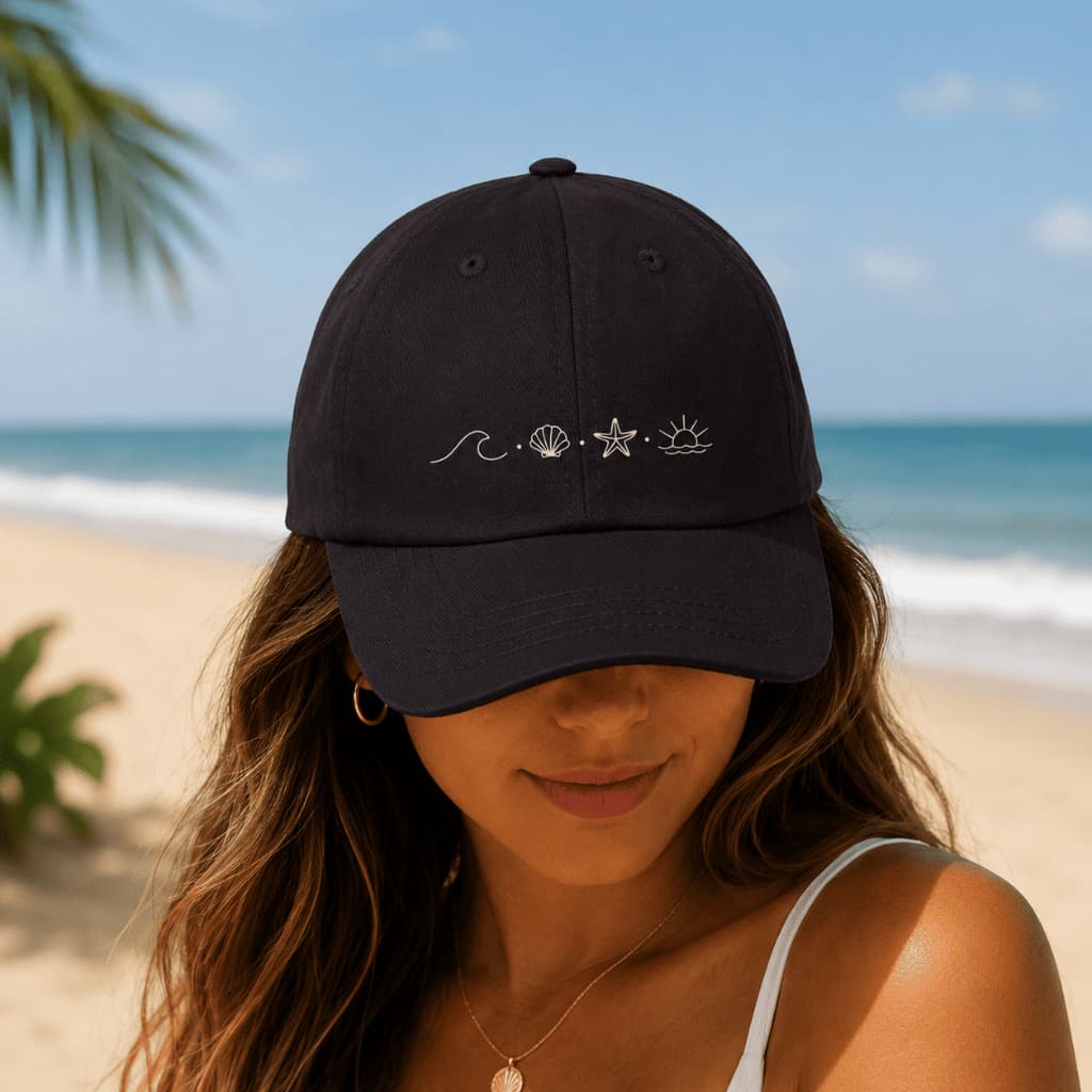 Bone Dad Hat Estampado Praia Feminino Masculino Casual Chique Luxo Top