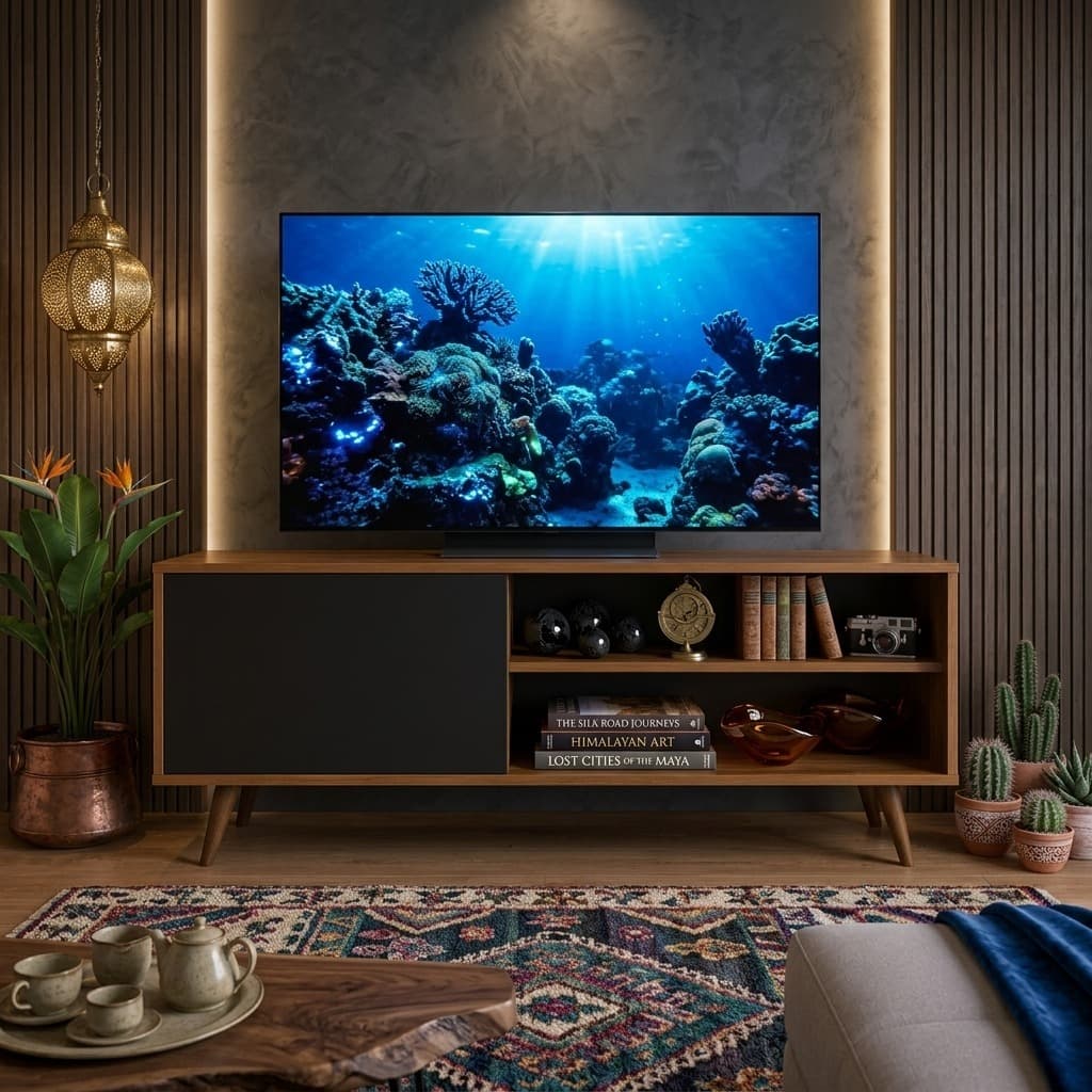 Rack Multiuso Preto ou Branco para Sala de Estar, Quarto e Ambiente Comercial