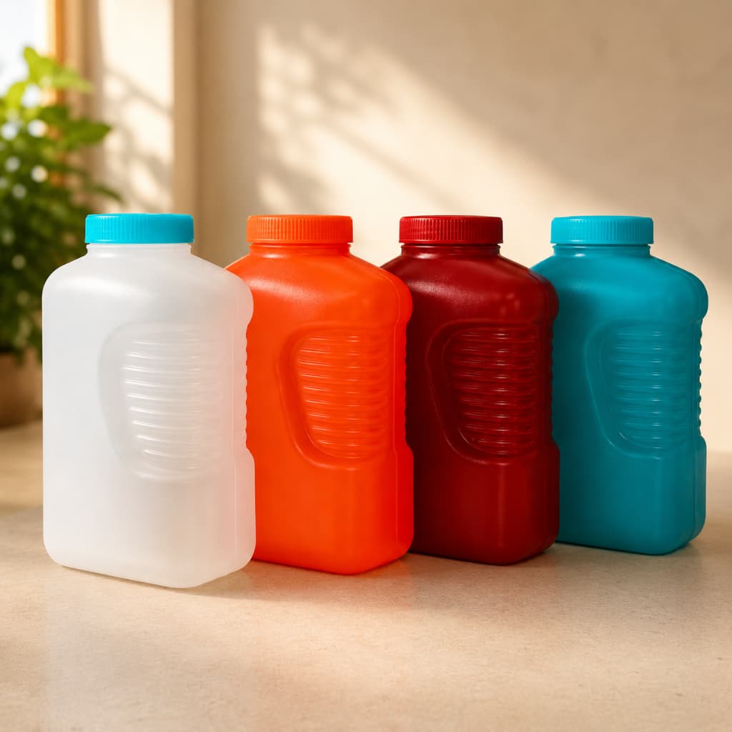 Garrafas Geladeira 2L Coloridas Plástico Cozinha Água Suco Domestico