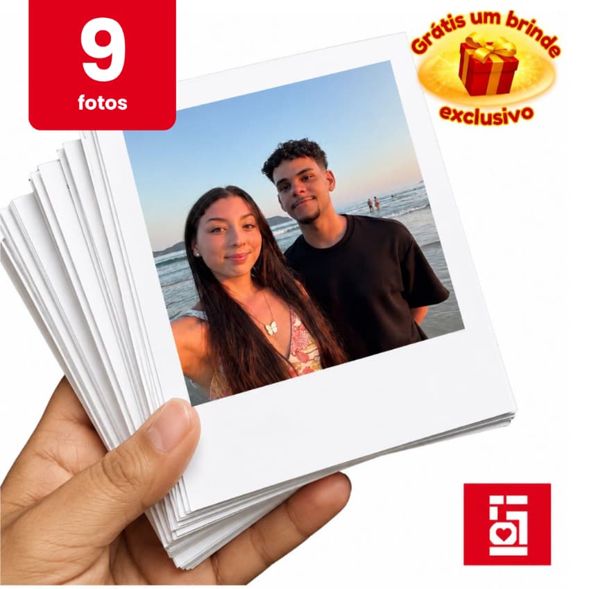 Mini 9 Foto Por Unidade - Cabe na capinha de Celular - Alta qualidade - Sem legendas