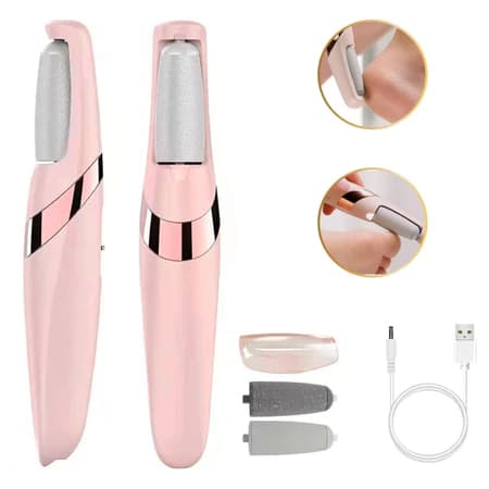 Lixa Elétrica para Pés Recarregável Removedor de Calos Pedicure Profissional USB