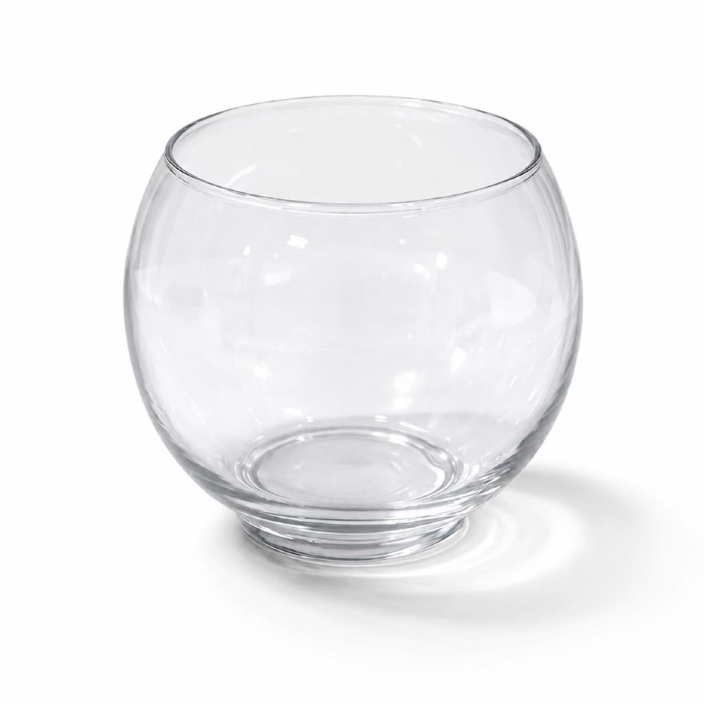Vaso de Vidro Aquário P Transparente Decoração Moderna Flores Suculentas Terrário