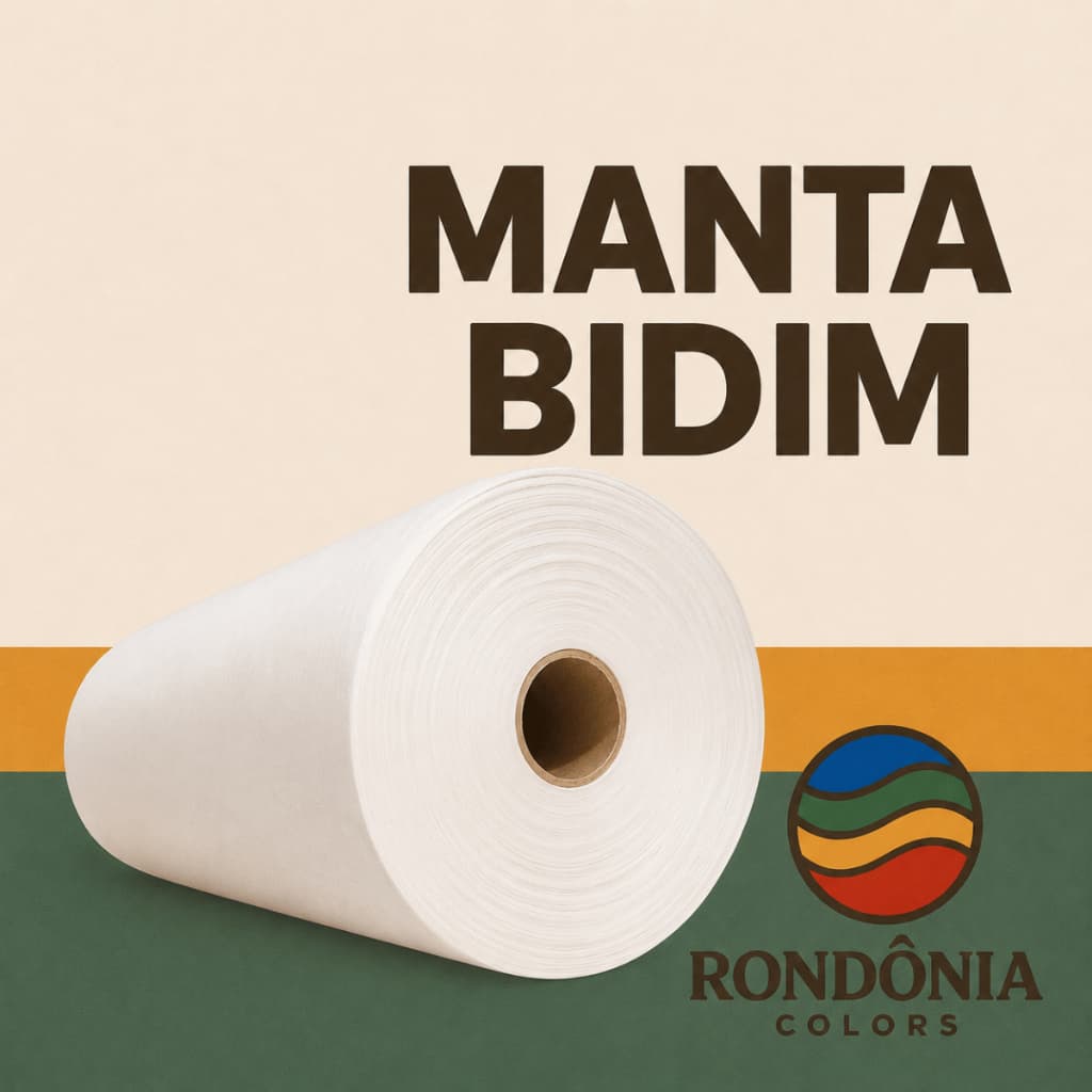 Bidim VP50 20m² Geotêxtil Não Tecido Uso Técnico Alta Resistência Construção Civil Profissional