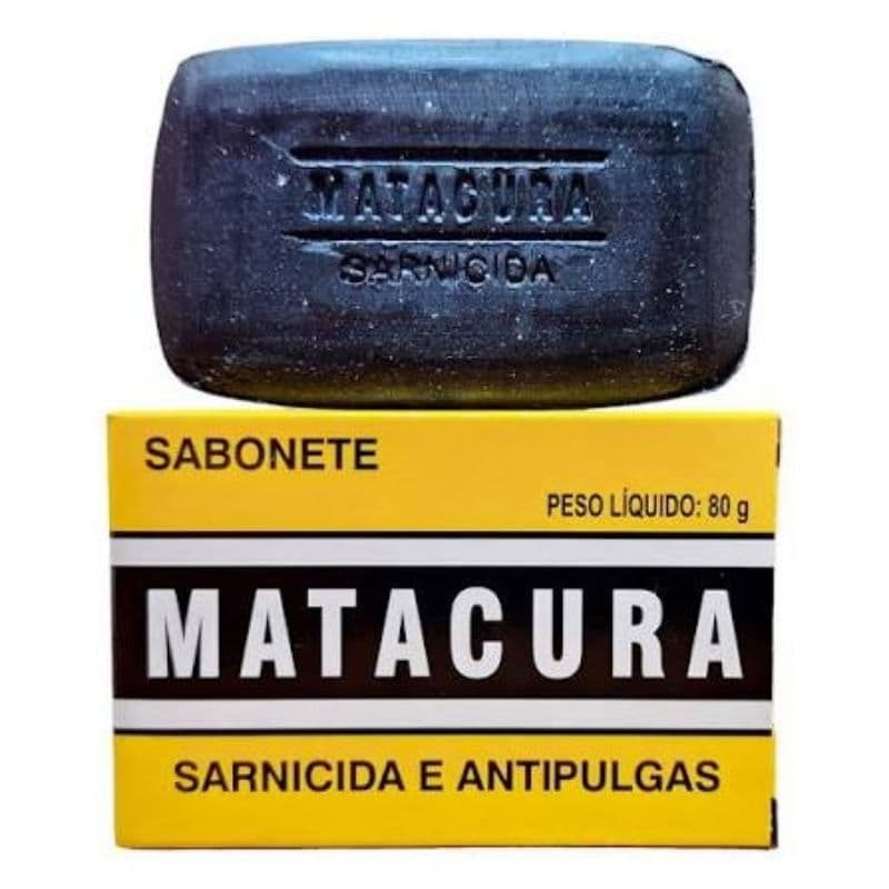 Sabonete Matacura Antipulgas e Antisarna 80 g
