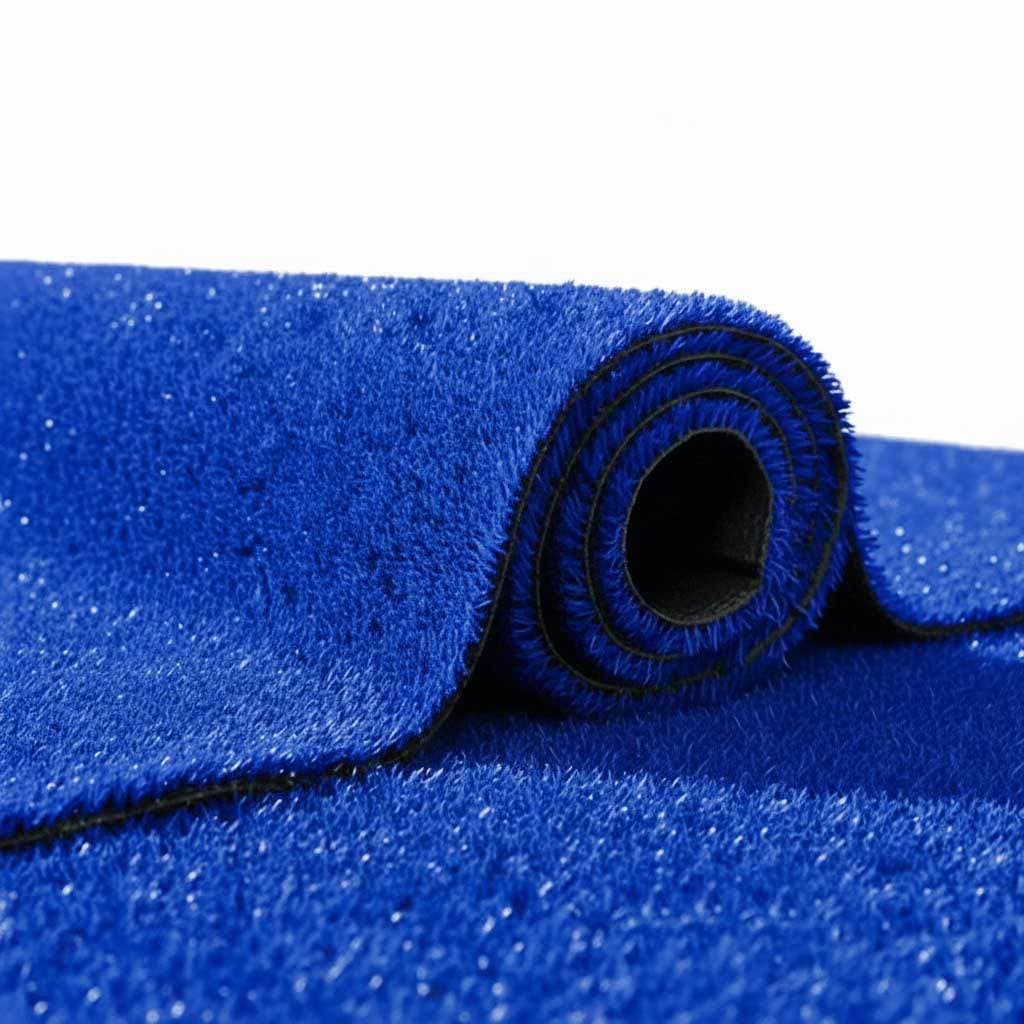 Grama Sintética Azul 2x1m Artificial 2m2 Soft Grass Ideal para Decoração Parques Eventos