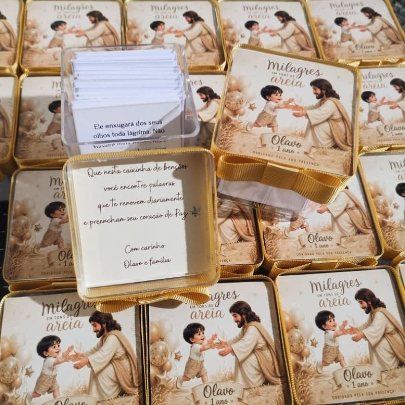 Kit com 30 unidades Caixinha de Promessas/Bençãos Para Lembrancinhas de aniversário/lembrancinhas maternidade-Casamento