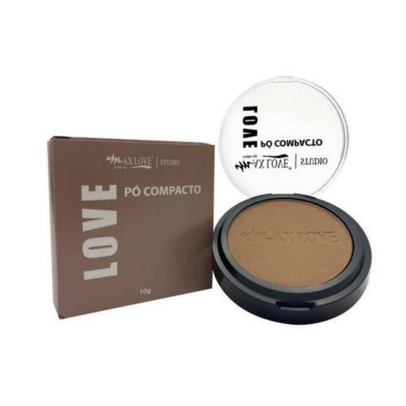 Pó Compacto Max Love – Cobertura Natural e Toque Aveludado