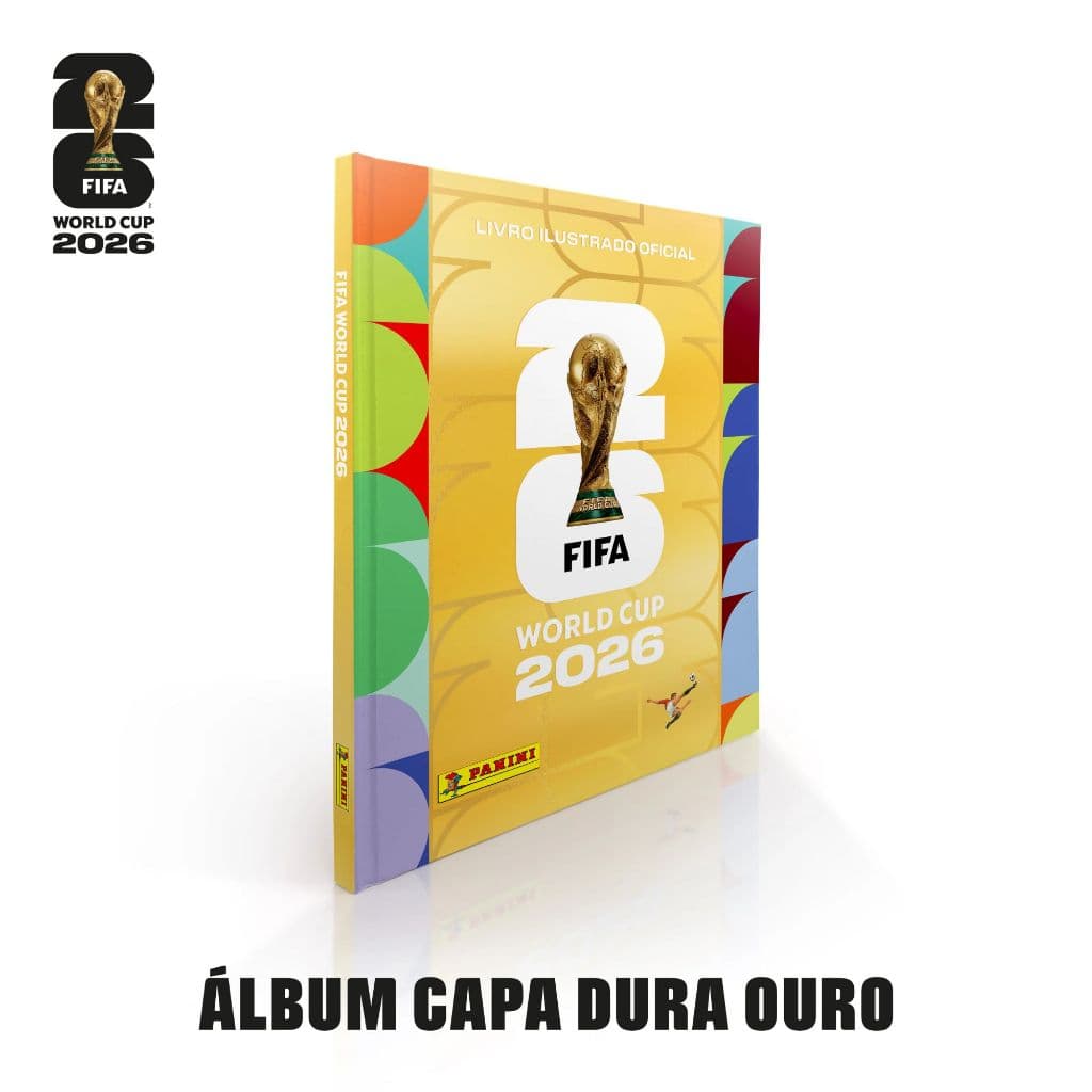 Álbum Copa Do Mundo 2026 - Álbum Capa Dura Ouro - FIFA WORLD CUP 2026 | Panini