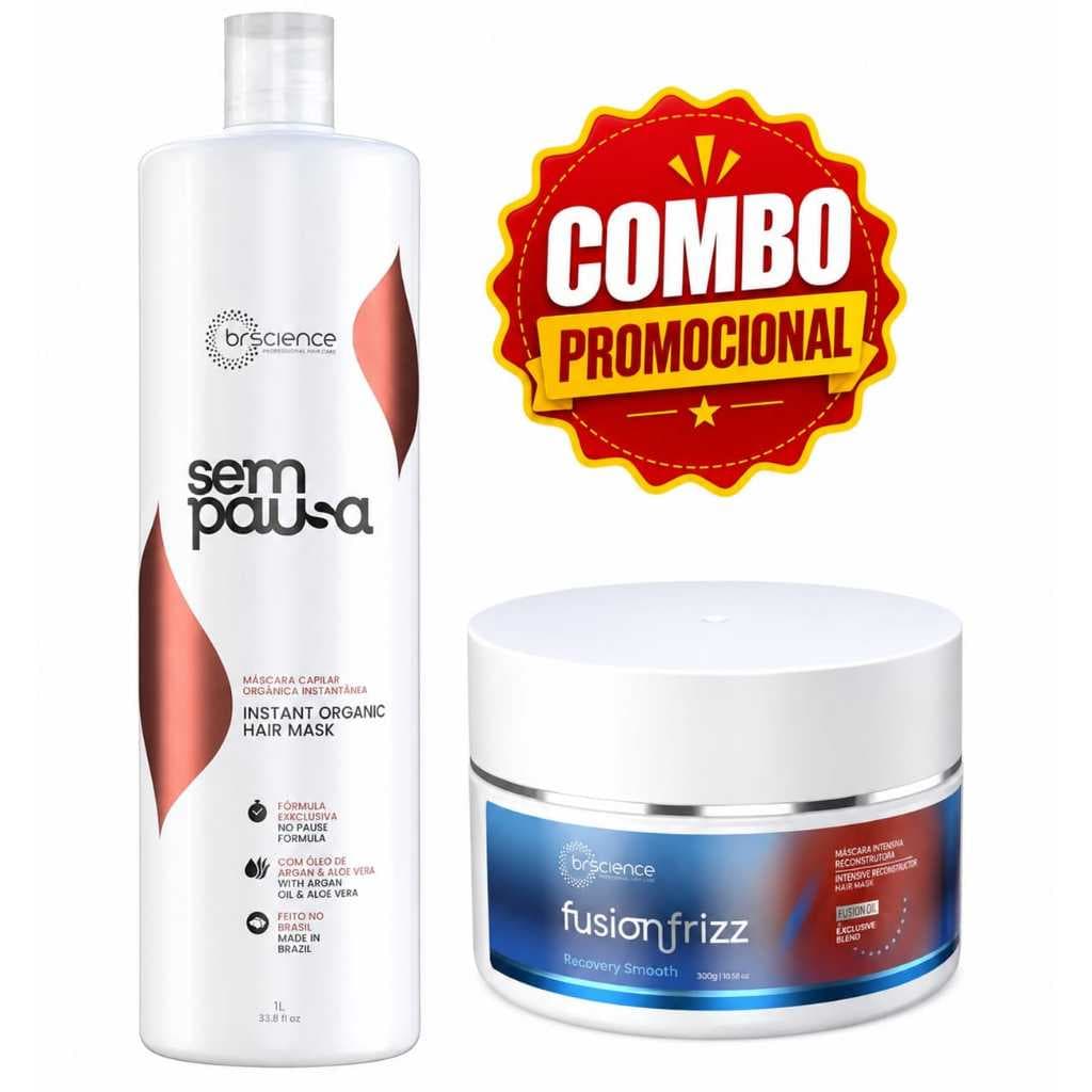 Brscience Fusion Frizz Escova SEM PAUSA 1 Litro