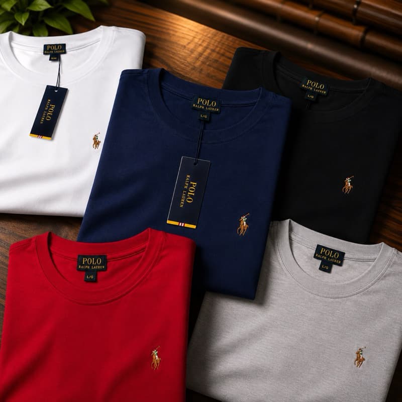 Camiseta Básica Masculina Cavalinho Colorido Premium Estilo Casual Malha Peruana Slim