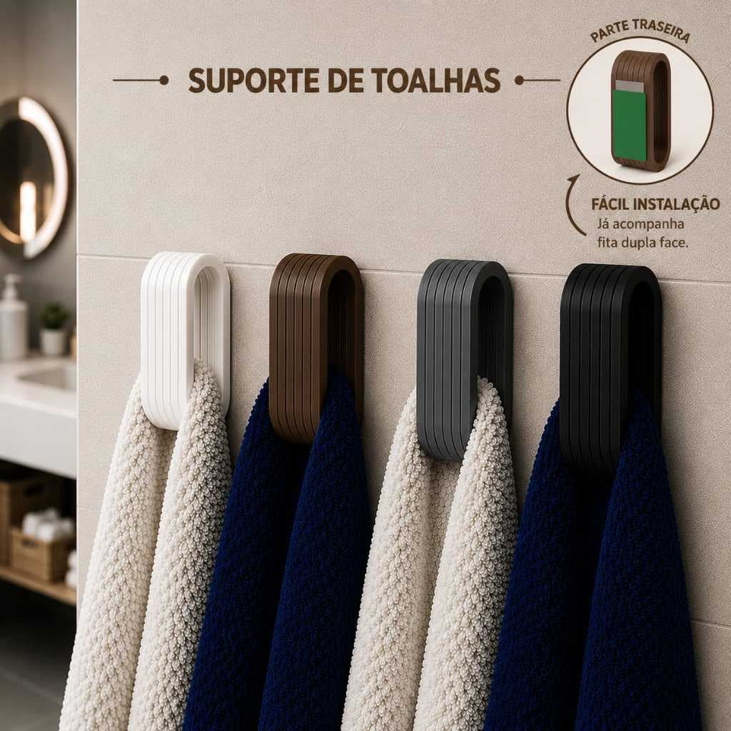 Suporte de Toalhas e Guardanapos Praticidade e Organização