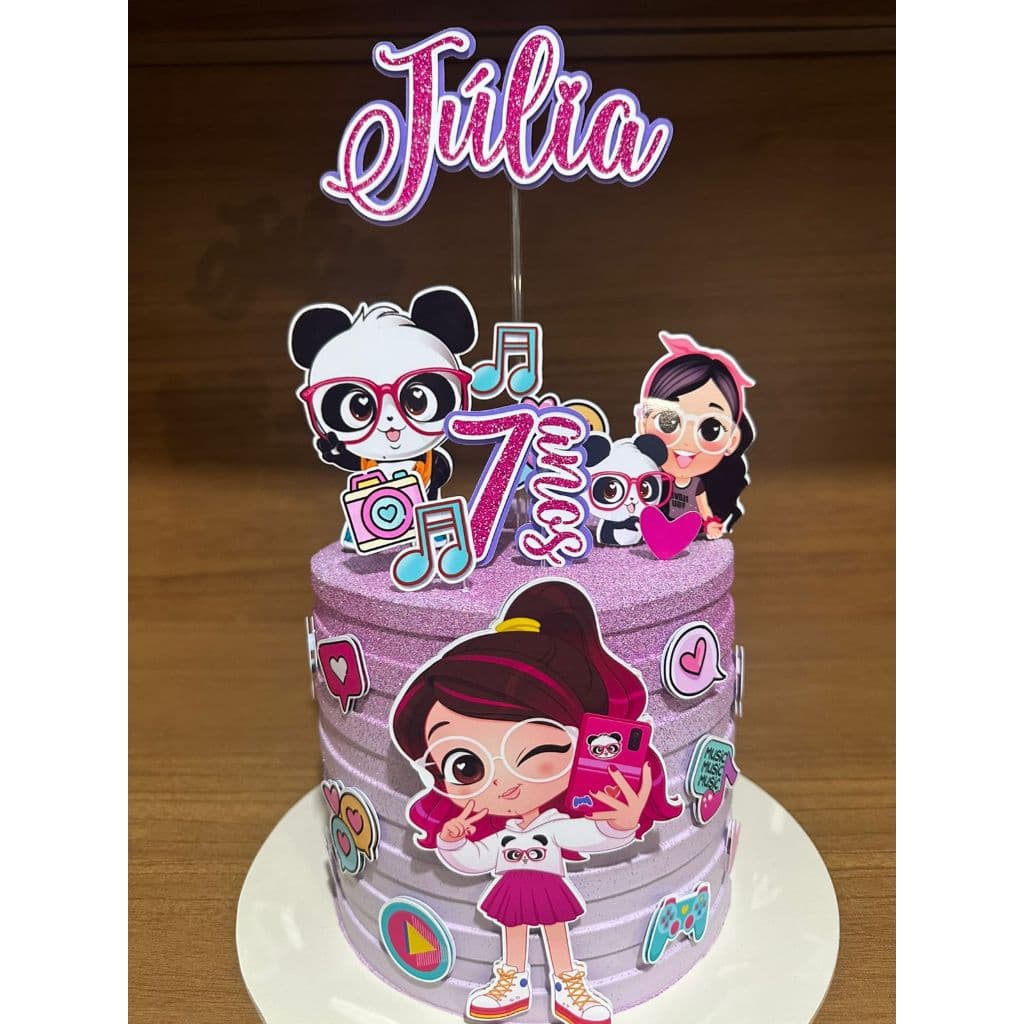 Topo de Bolo Luluca Topper Luluca Topper Personalizado Luluca
