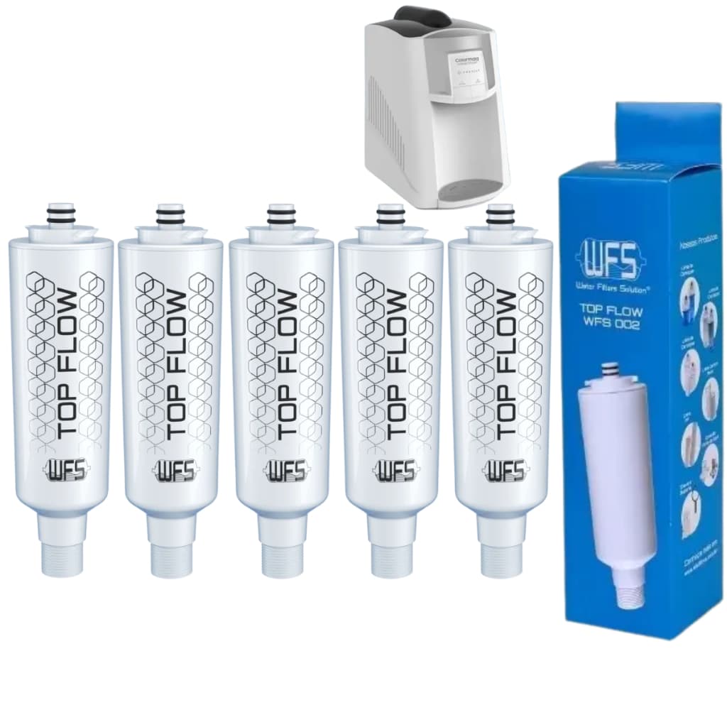 Kit 5 - Refil Filtro Wfs Compatível Com O Bebedouro Colormaq