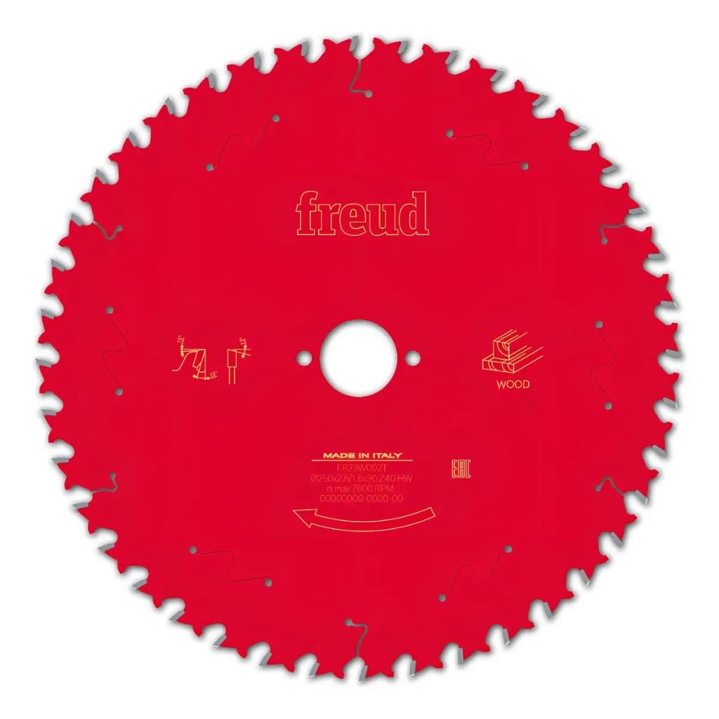 Disco De Serra 10 Pol 40 Dentes Pra Madeira Freud FR23W002T