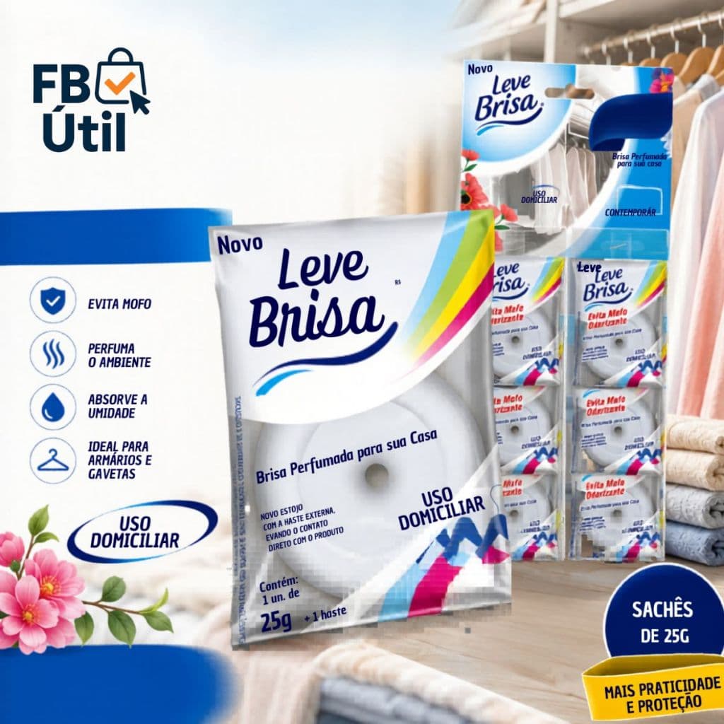 Anti Mofo Evita Fungos Umidade Cheiro Guarda Gavetas Armários Roupas
