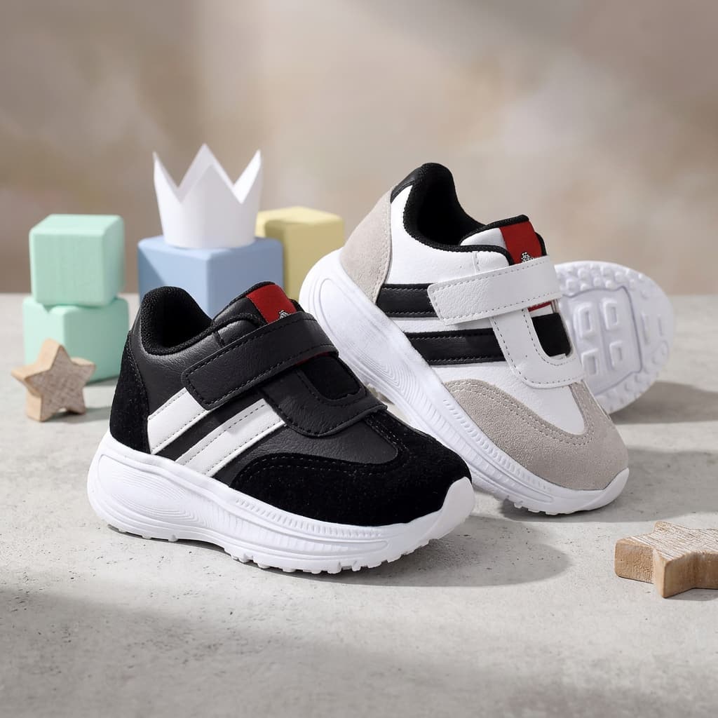 KIT 2 PARES Tênis de Velcro Masculino Infantil Confortável e Perfeito para o Dia a Dia
