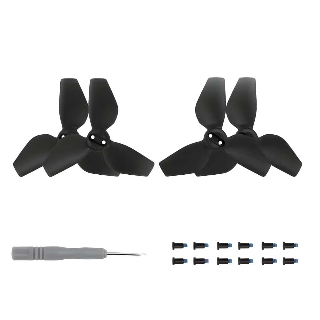 Kit 4 Helice Para Dji Neo - Propeller com Chave e Parafuso Preto Azul Vermelho Laranja