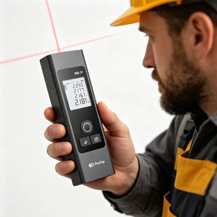 Protap Trena Lazer Digital 2 En 1 Completa Profissional 60 M Ms1+
