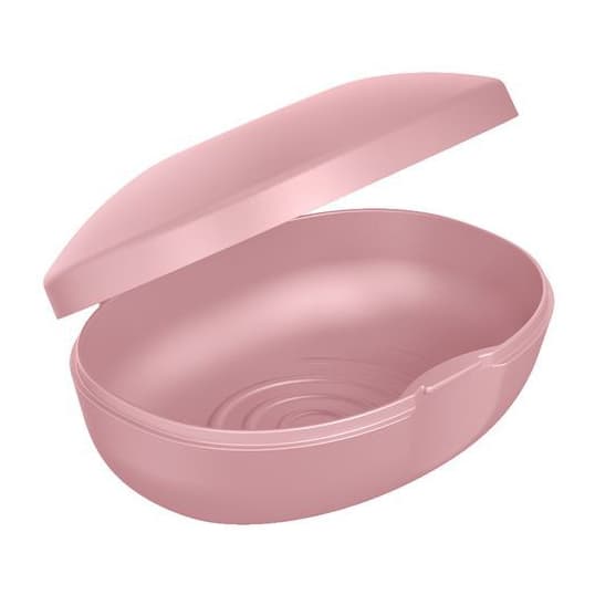 Porta Sabonete de Barra Saboneteira Plástica Rosa Bolsa Ou