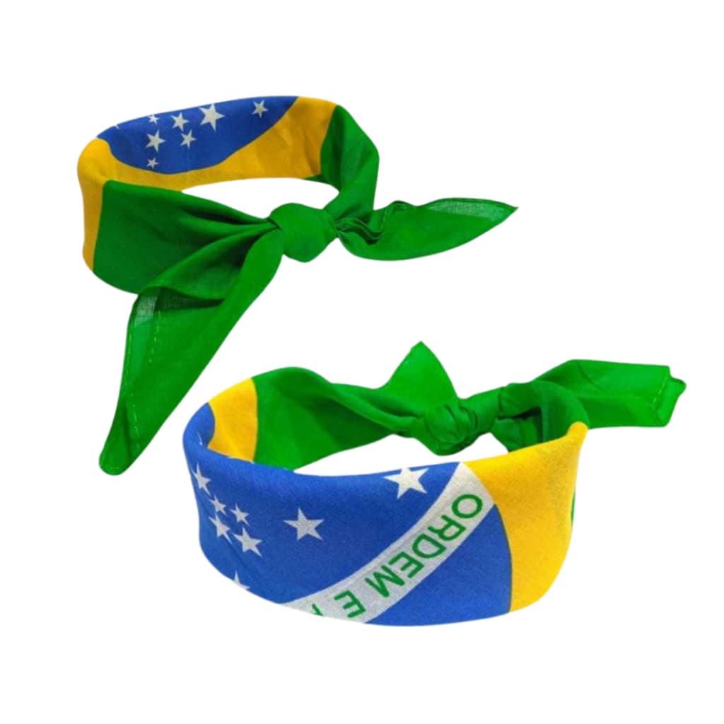 Bandana Lenco do Brasil em algodao Cotton 55X55