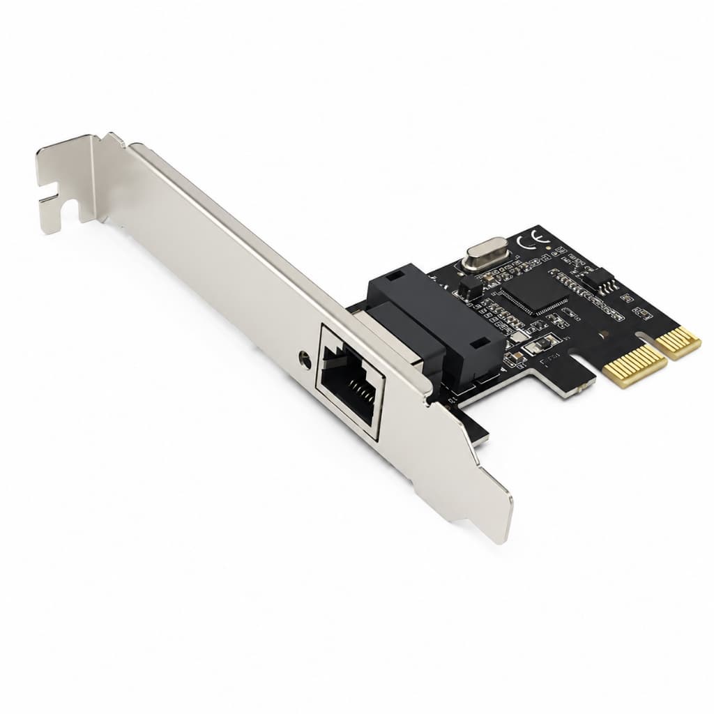 Placa De Rede Pcie Gigabit Ethernet Rj45 10/100/1000mbps