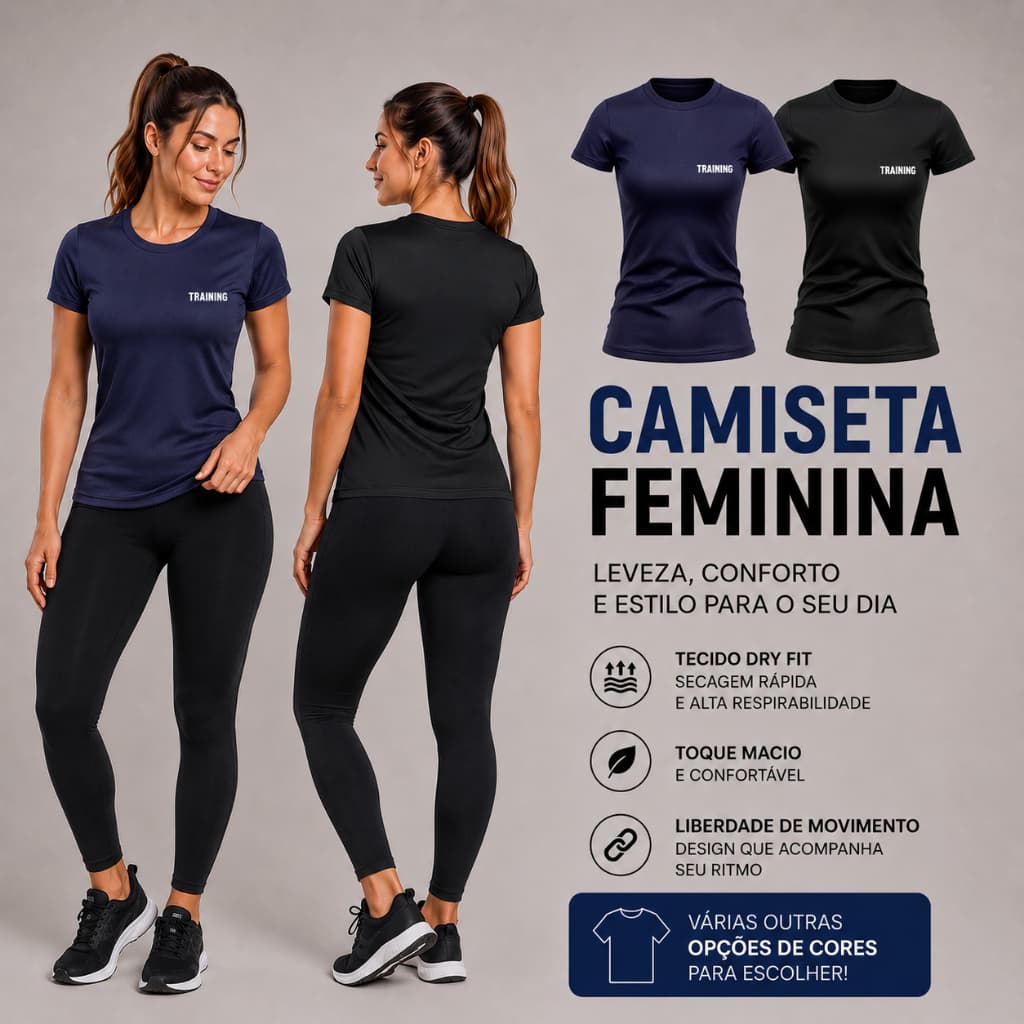 Camiseta Feminina Manga Curta Proteção Uv Para Treino Academia Corrida Caminhada  Estampada Training