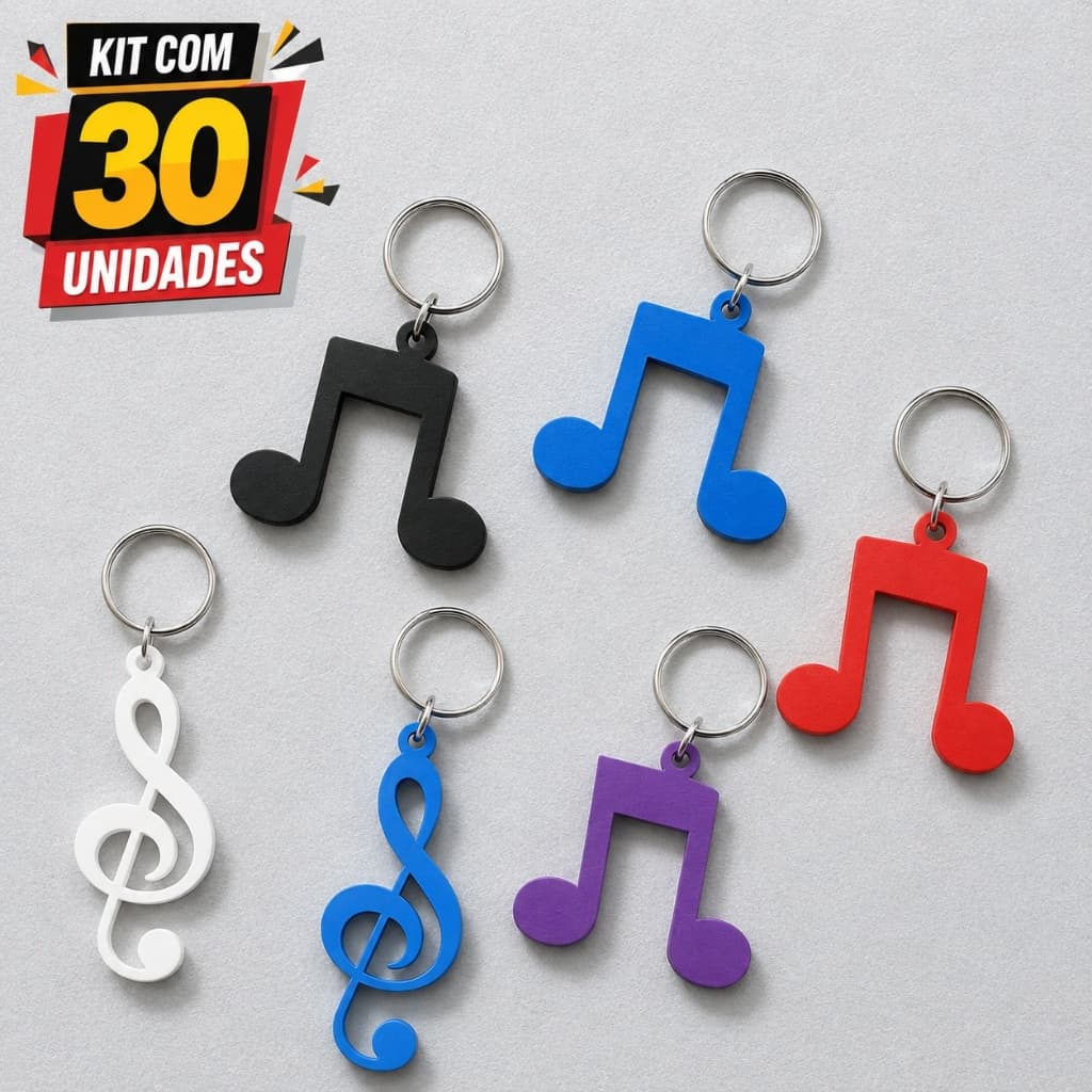 Chaveiros notas musicais lembrancinhas, atacado otima qualidade.