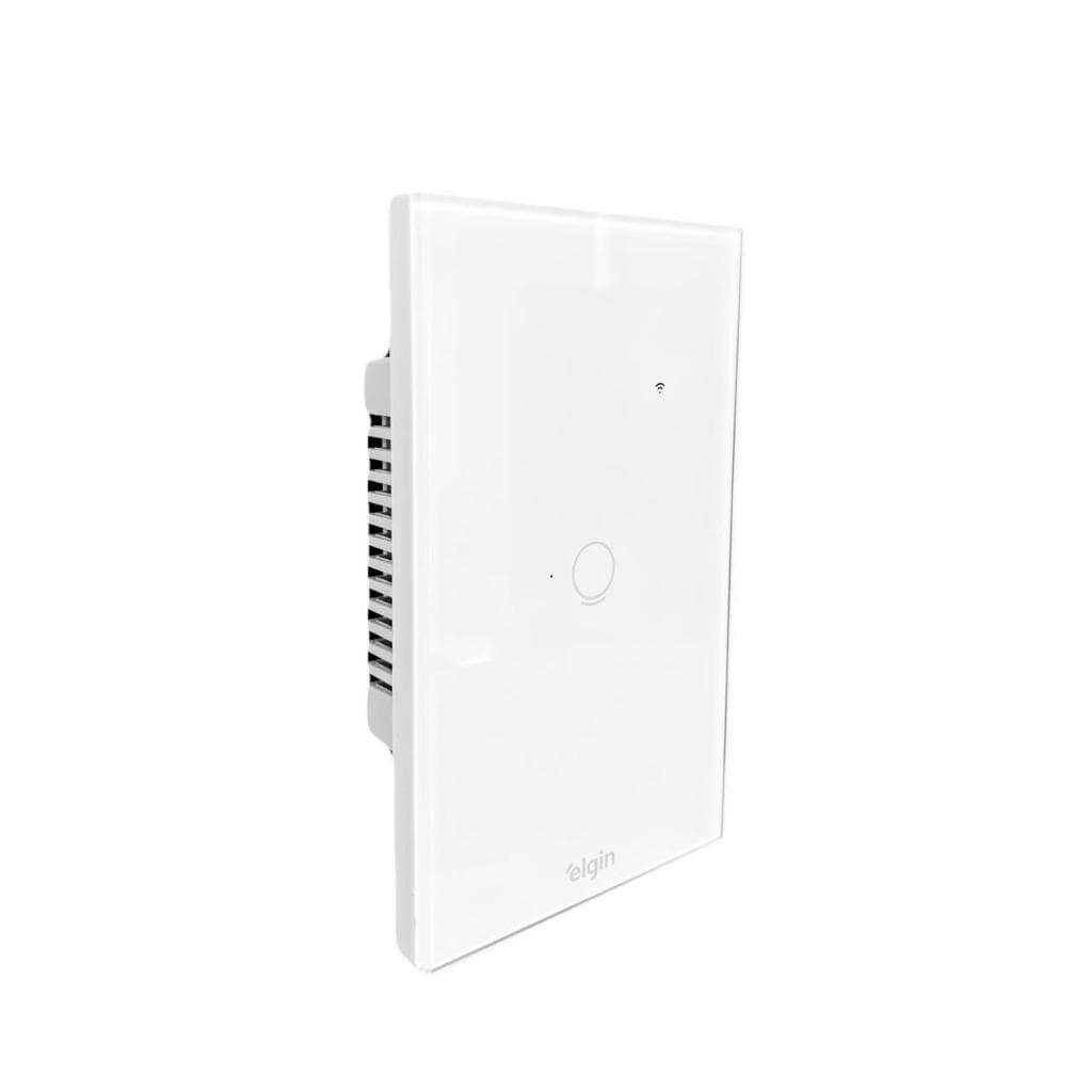 Interruptor Inteligente 1 Botao Branco 4x2 WiFi Elgin