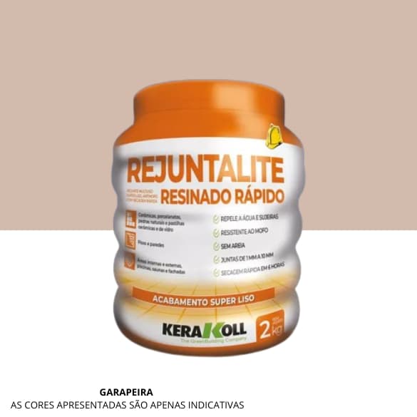 Rejunte Resinado 2 Kg Rejuntalite Kerakoll -  Garapeira