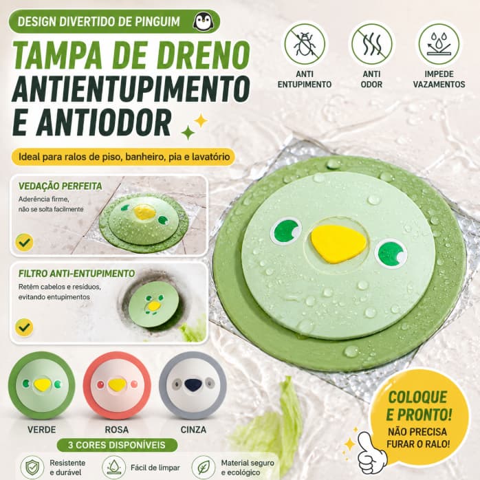 tampa Filtro - De Drenagem De Pia Da Cozinha Estilo De DesenhoAnti-odour Capa Para Ralo De Chão Banheiro Multiuso Uso