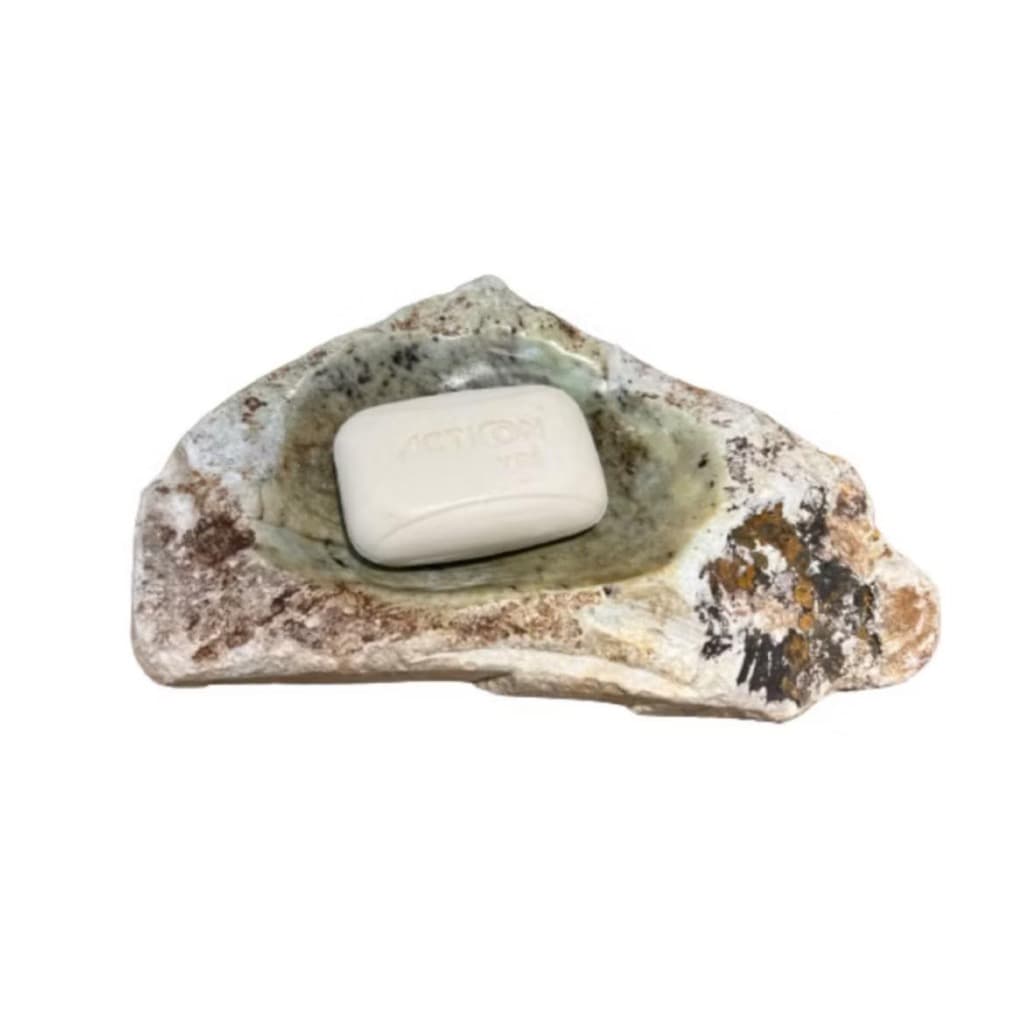 Saboneteira Pedra Sabão Rústica - Resistente a Ácidos e Decoração Sofisticada