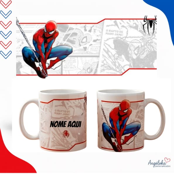 Caneca Personalizada com Sublimação do Homem Aranha