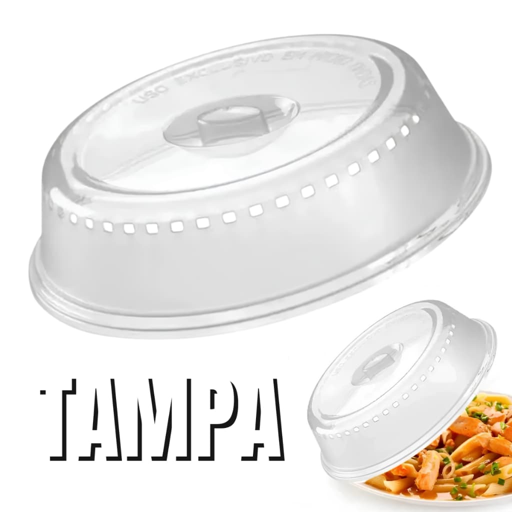 Tampa De Microondas Para Proteção Alimentos Livre Bpa Free