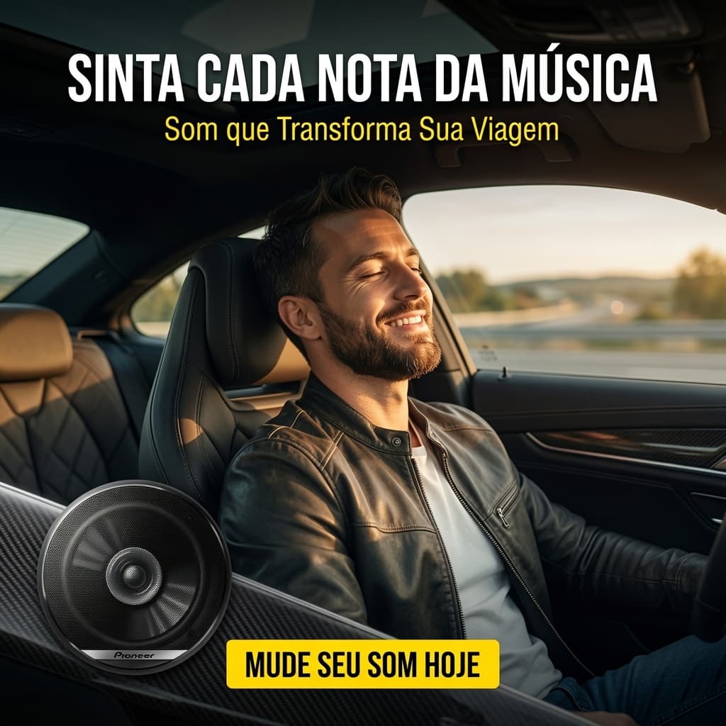 Alto Falante Pioneer 6 1/2 280W Incrí­vel Som Premium Par Automotivo Potente Par Automotivo Som Lindo