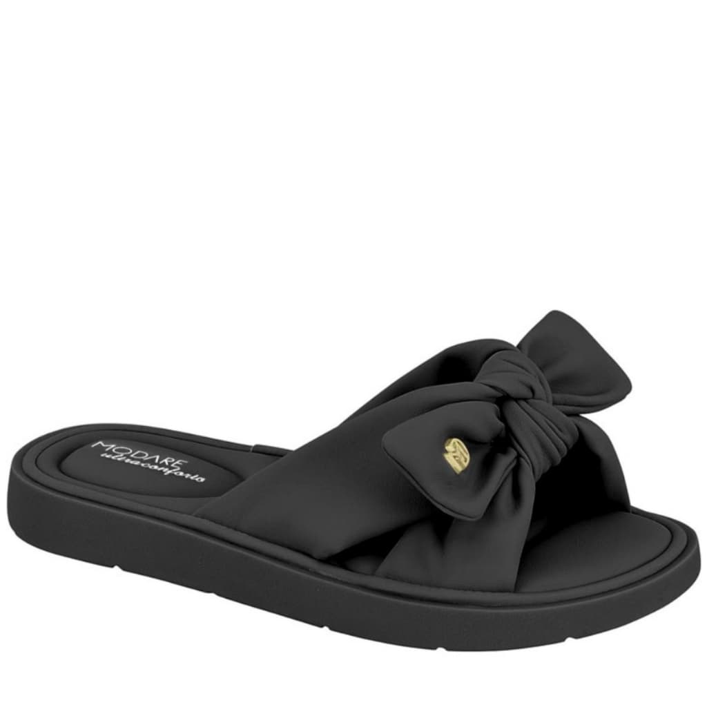 Sandália Feminina Modare Casual 7208.101 Laço Nobuck /Microperfuros