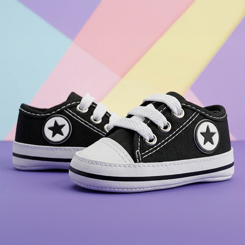 Tênis Sapatinho Bebê Recém Nascido Enxoval Menino Confortável Macio Casual - PROMOÇÃO