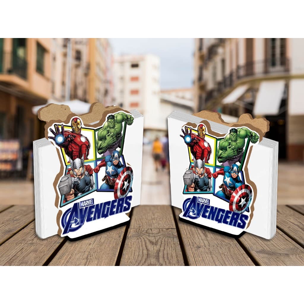 Kit 10 Centro de Mesa Porta Guardanapo Vingadores