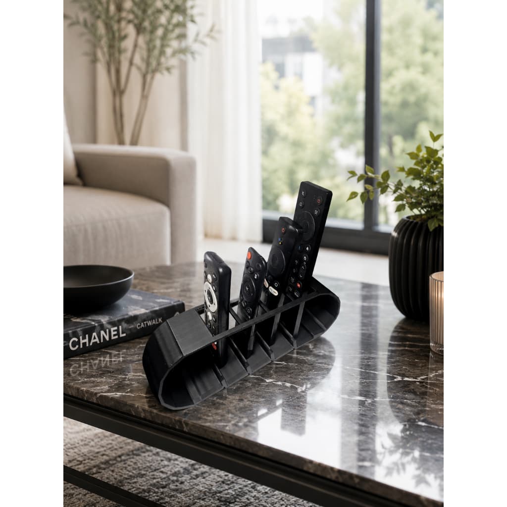 Suporte Organizador para 4 Controles Remotos | Porta Controle de Mesa