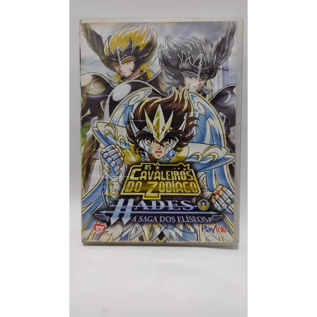 DVD -- CAVALEIROS DO ZODIACOS -- A SAGA DOS ELISEOS.