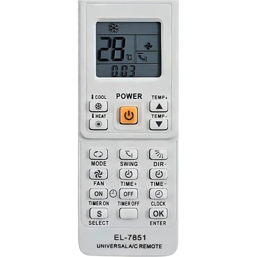 Controle Remoto Universal Ar Condicionado P/ Diversos