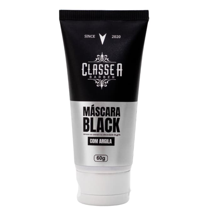 Máscara Facial Black 60ml - Limpeza Profunda e Hidratação com Carvão Ativado