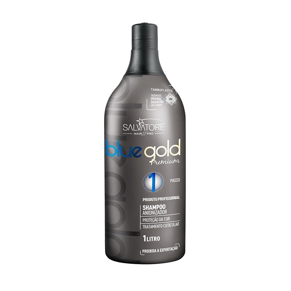 Escova Progressiva Blue Gold Premium Ativo 1l Salvatore.NF