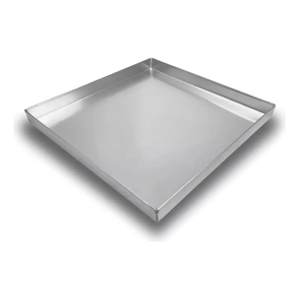 Assadeira Quadrada Para Brownie / Palha Italiana - 30x30 e 35x3 cm ALUMÍNIO